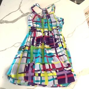 Charlie jade silk racerback dress size M